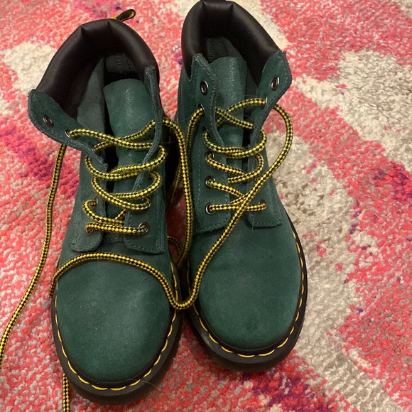 Dr. Martens Shoes Doc Marten Green Boots Poshmark